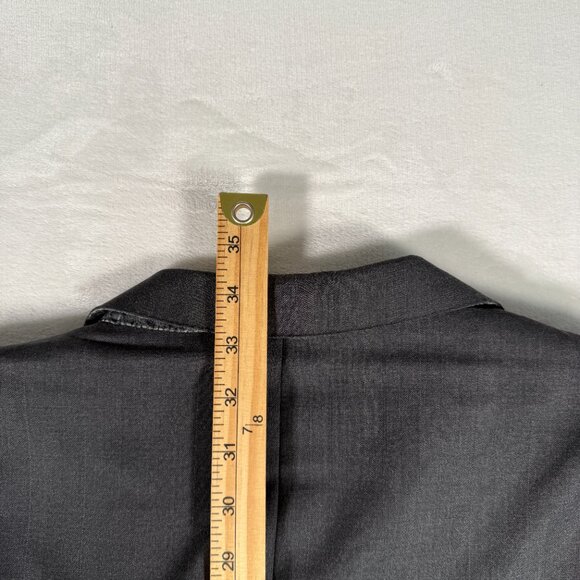 Ermenegildo Zegna Su Misura Blazer Men Size US 52L EUR 62L Gray Wool Switzerland - Picture 6 of 12